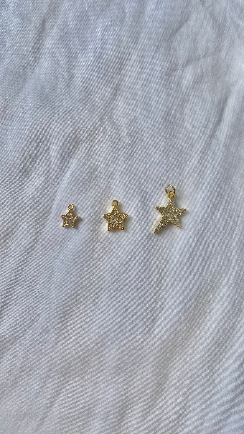 charm étoile strass