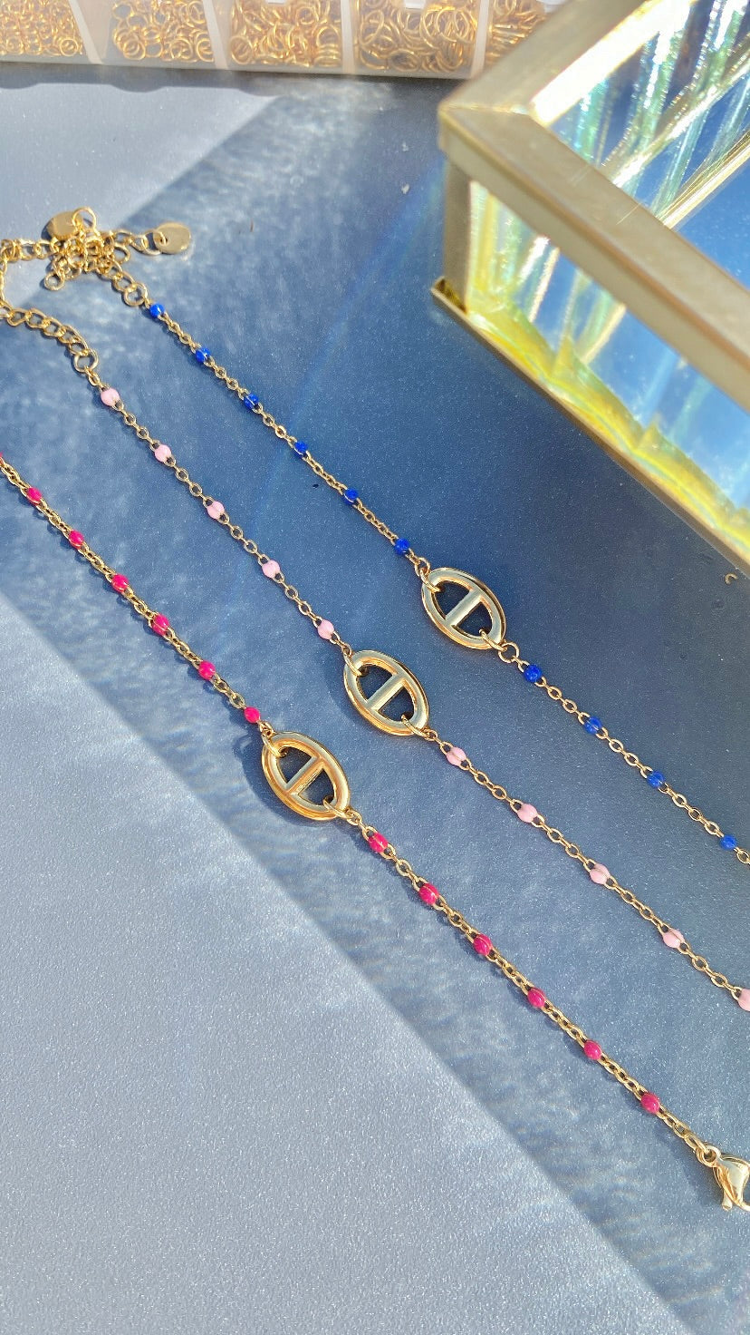 bracelet maille marine