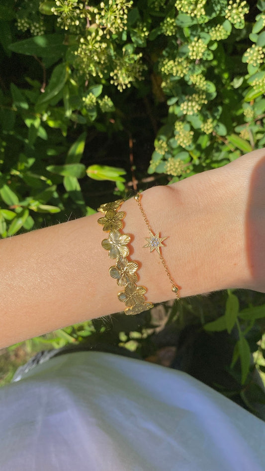 bracelet jonc Flora