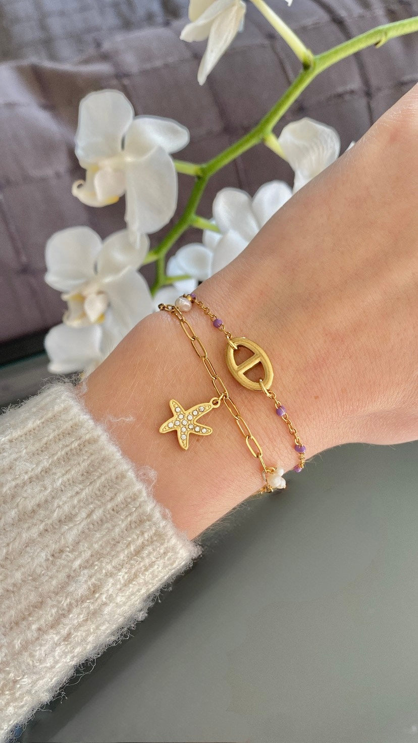 bracelet maille marine