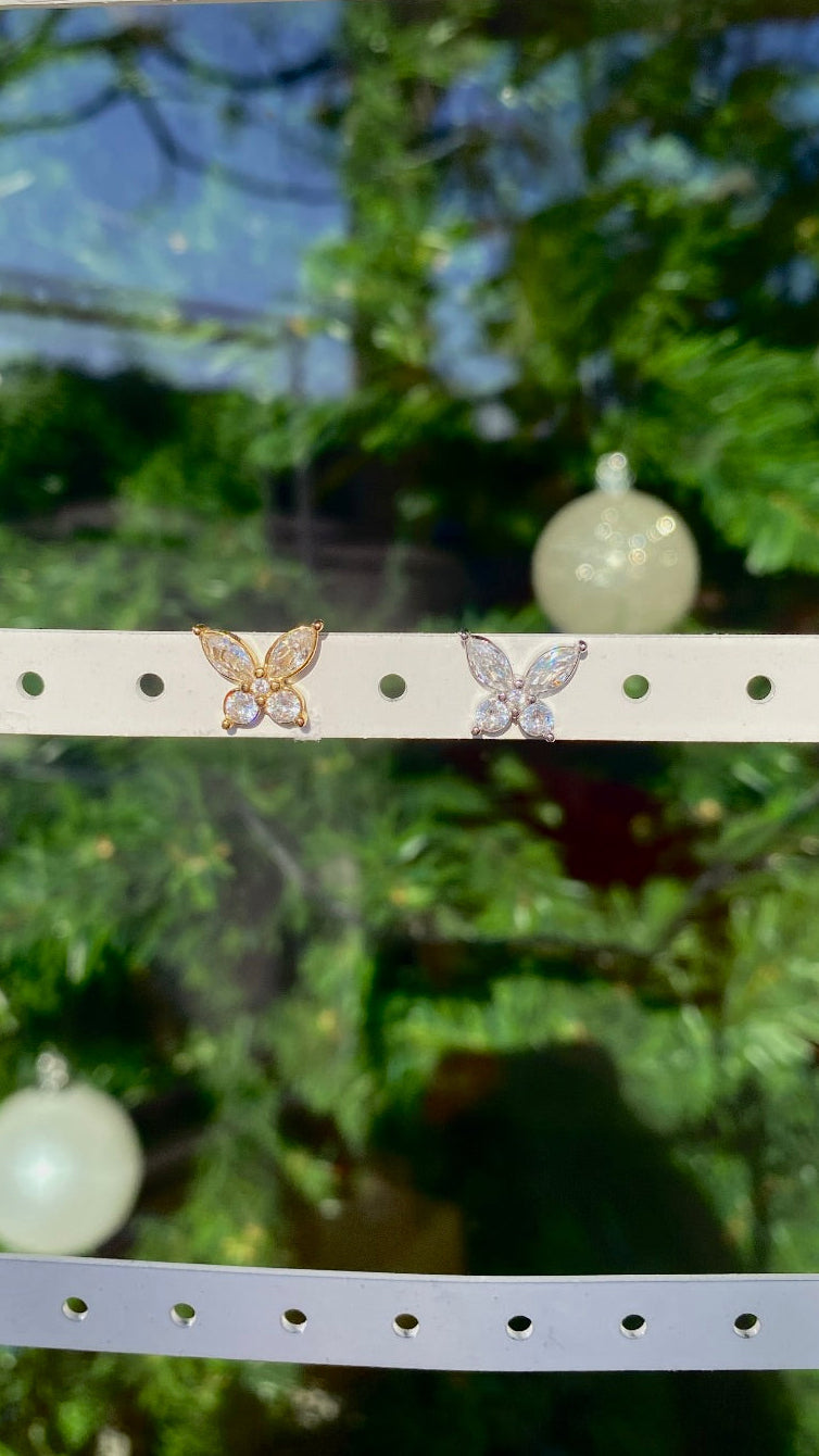 Boucles d’oreilles papillons
