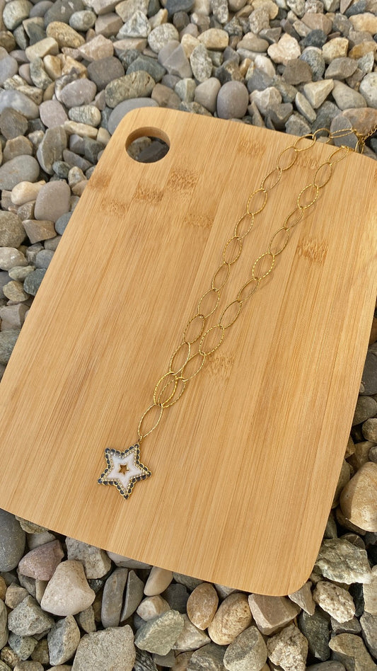 collier Star blanc