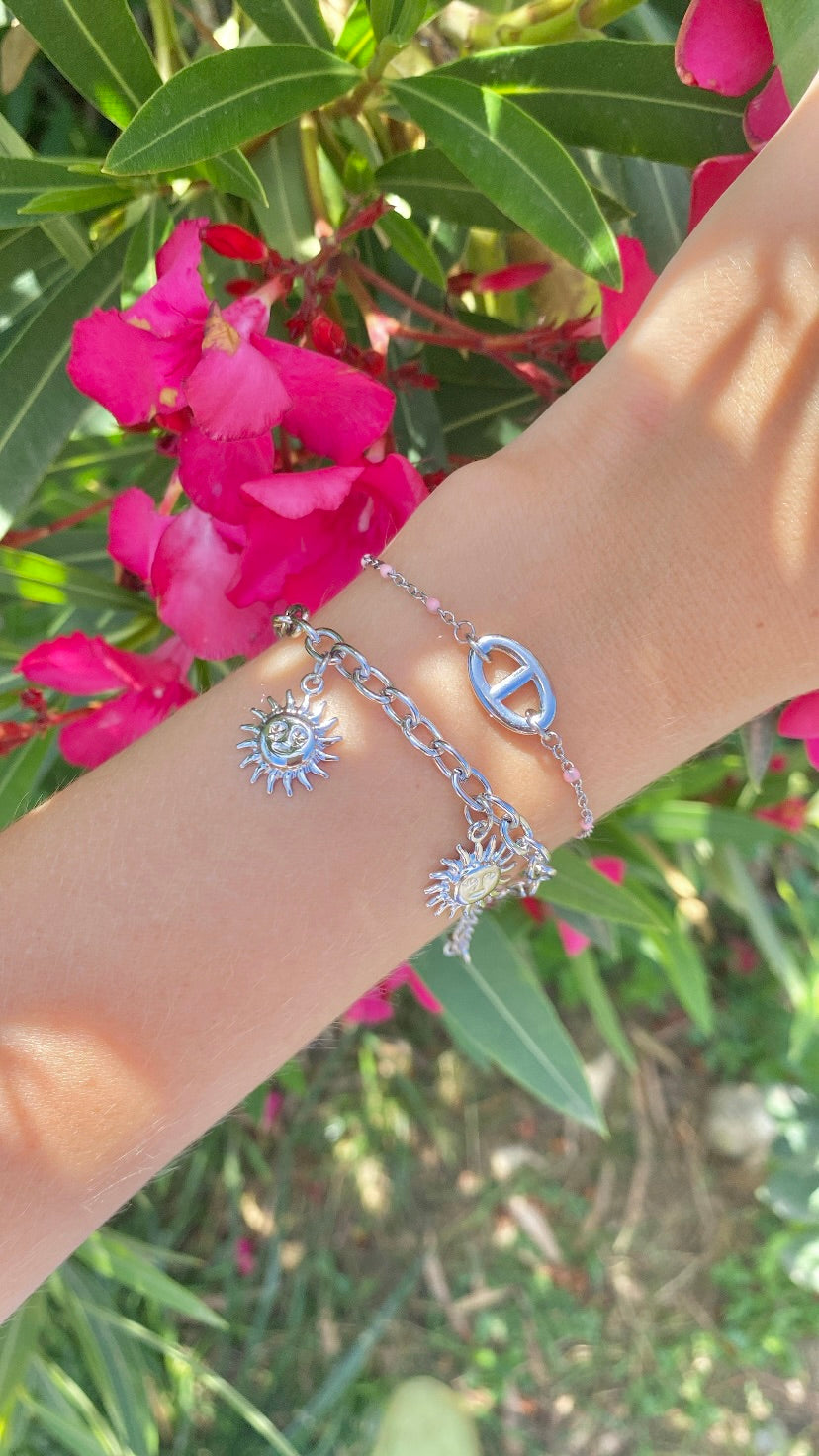 bracelet maille marine