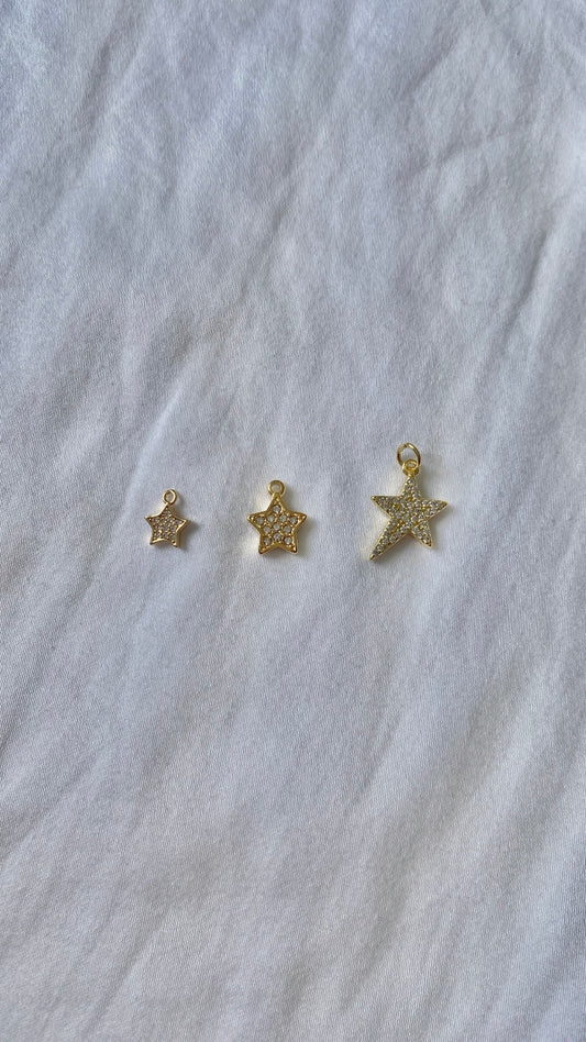 charm étoile strass