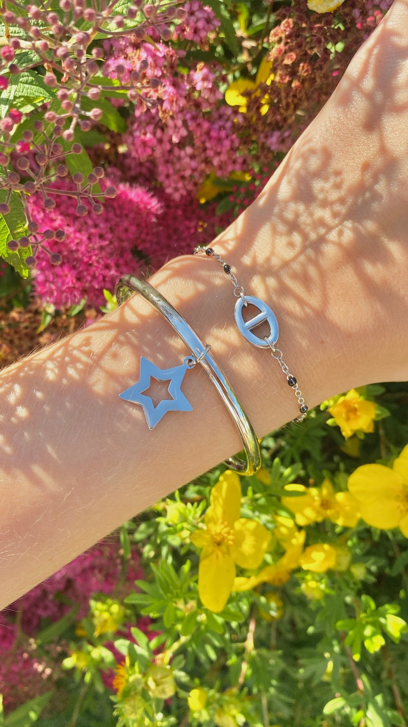 bracelet maille marine