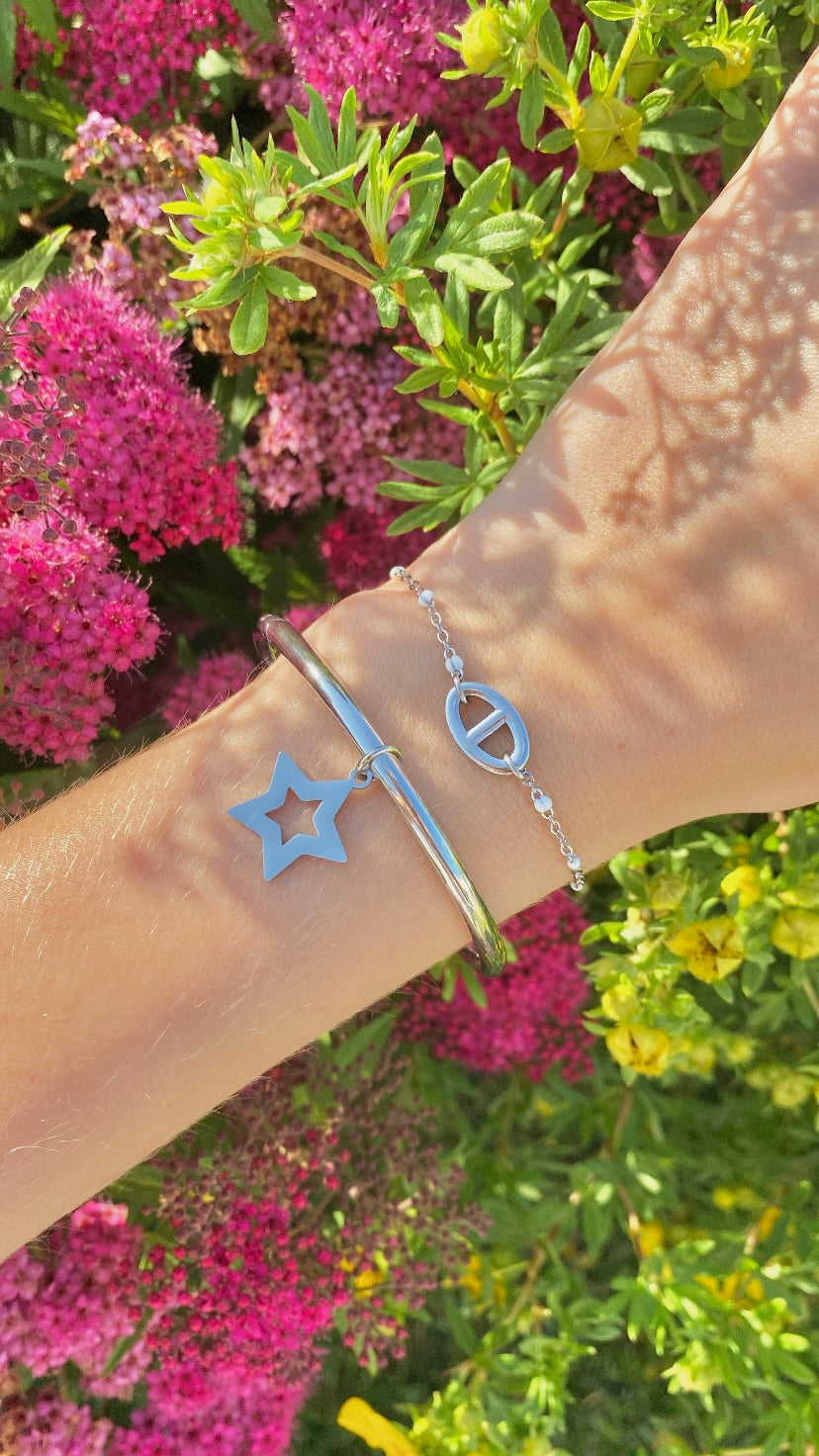 bracelet maille marine